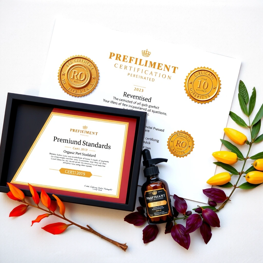 Premium product standards and certifications